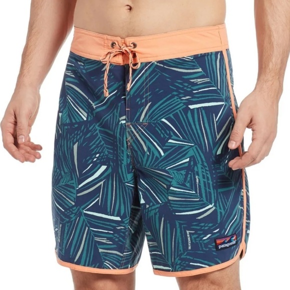 PATAGONIA Men’s Scallop Hem Stretch Wavefarer Boardshorts 18" sz 36 Style #86731